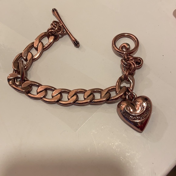 Y2K Juicy Couture PINK CHARM BRACELET NEW BARBIE BARBIECORE RARE HTF PUFF HEART - Picture 10 of 16